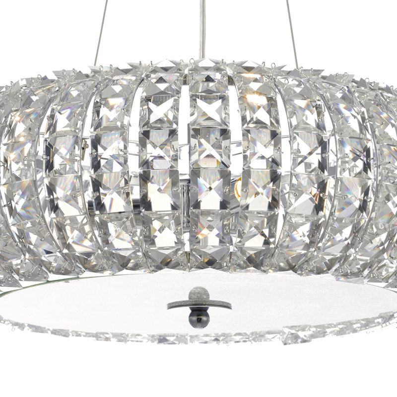 Levron 6 Light Crystal Chandelier Levron 6 Light Crystal Chandelier